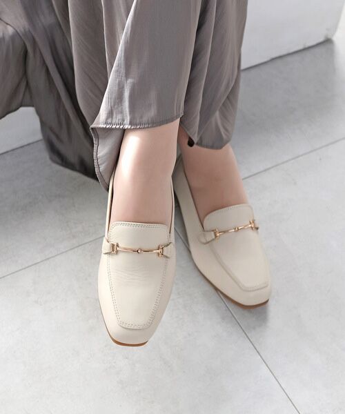 MODE KAORI / モードカオリ フラットシューズ | 【本革】 スクエアビットローファー 6710 | 詳細8