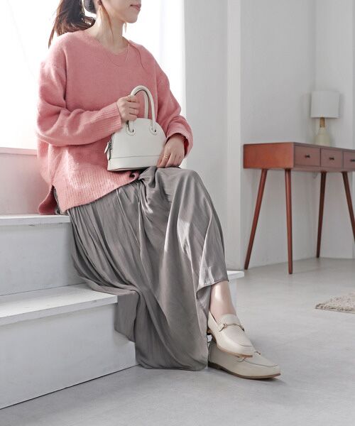 MODE KAORI / モードカオリ フラットシューズ | 【本革】 スクエアビットローファー 6710 | 詳細9