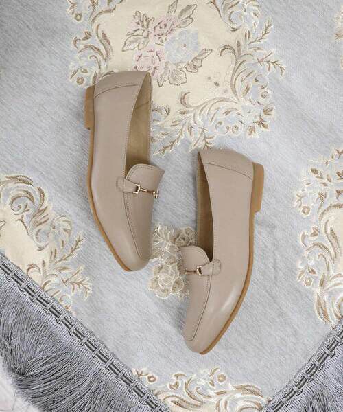 MODE KAORI / モードカオリ フラットシューズ | 【本革】 スクエアビットローファー 6710 | 詳細14