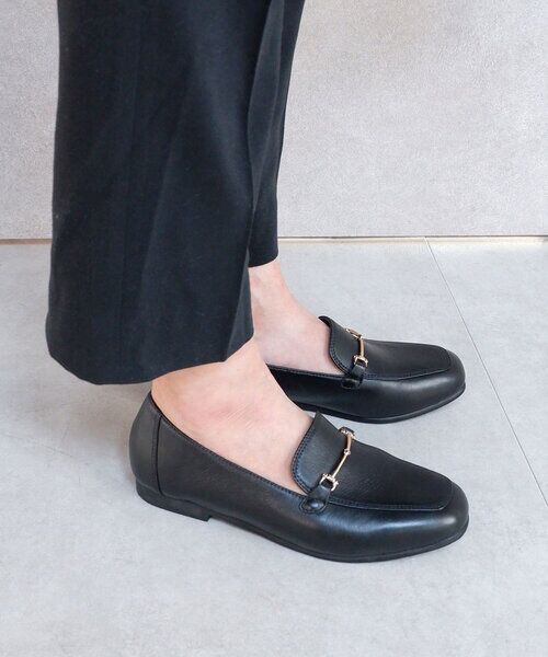 MODE KAORI / モードカオリ フラットシューズ | 【本革】 スクエアビットローファー 6710 | 詳細24