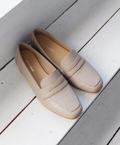 MODE KAORI / モードカオリ フラットシューズ | 【本革】 スクエアコインローファー 6711