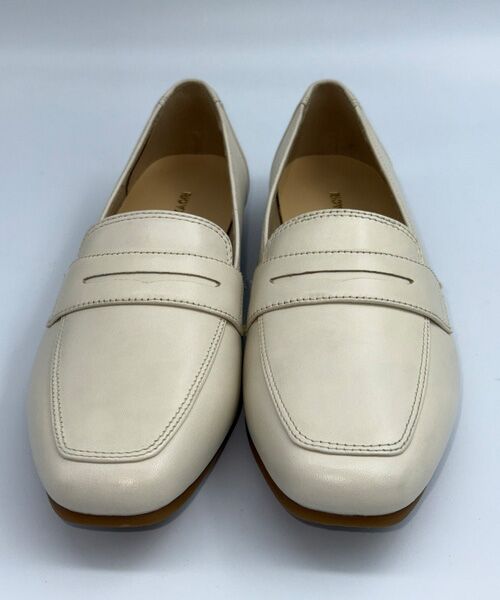 MODE KAORI / モードカオリ フラットシューズ | 【本革】 スクエアコインローファー 6711 | 詳細1