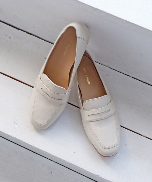 MODE KAORI / モードカオリ フラットシューズ | 【本革】 スクエアコインローファー 6711 | 詳細5