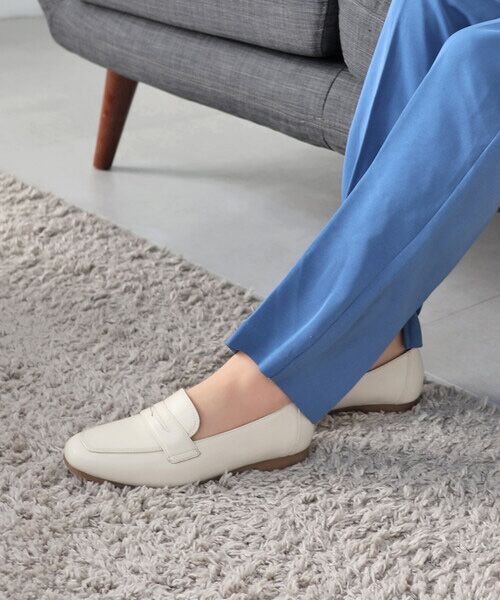 MODE KAORI / モードカオリ フラットシューズ | 【本革】 スクエアコインローファー 6711 | 詳細8