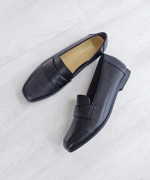 MODE KAORI / モードカオリ フラットシューズ | 【本革】 スクエアコインローファー 6711 | 詳細22