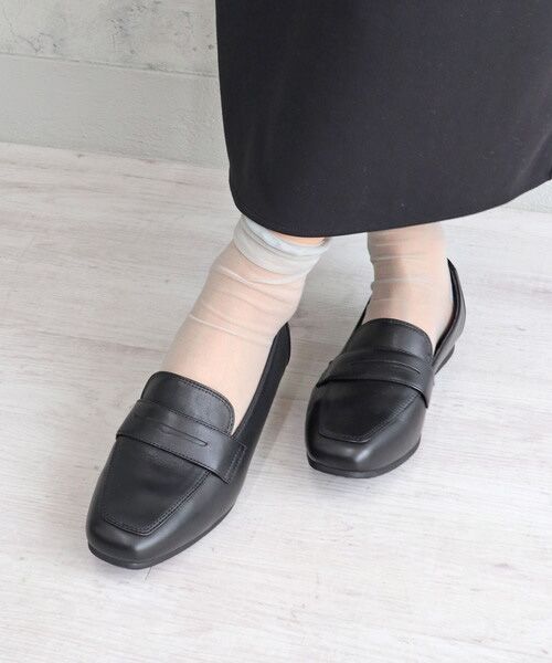 MODE KAORI / モードカオリ フラットシューズ | 【本革】 スクエアコインローファー 6711 | 詳細24