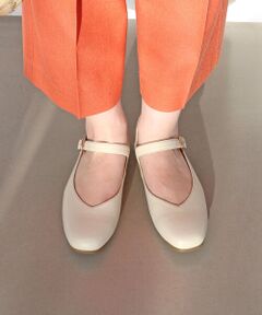 MODE KAORI / モードカオリ フラットシューズ | 【本革】 Vカットストラップシューズ 6720