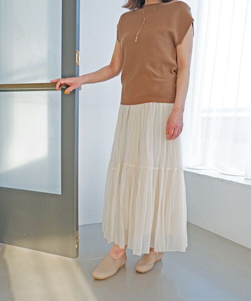 MODE KAORI / モードカオリ フラットシューズ | 【本革】 ボロネーゼスリッポン 6721 | 詳細7