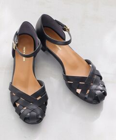 MODE KAORI / モードカオリ サンダル | 【本革】 ローヒールサンダル 6232