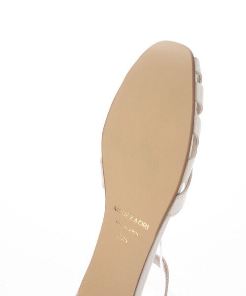 MODE KAORI / モードカオリ サンダル | 【本革】 ローヒールサンダル 6232 | 詳細4