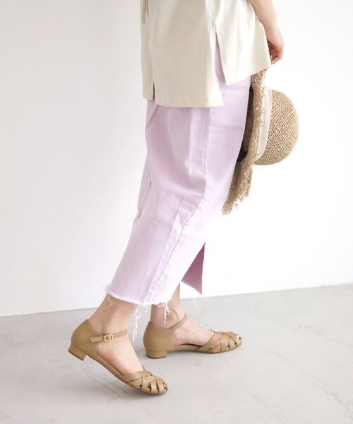 MODE KAORI / モードカオリ サンダル | 【本革】 ローヒールサンダル 6232 | 詳細14