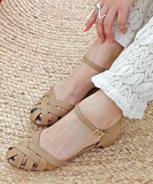 MODE KAORI / モードカオリ サンダル | 【本革】 ローヒールサンダル 6232 | 詳細15