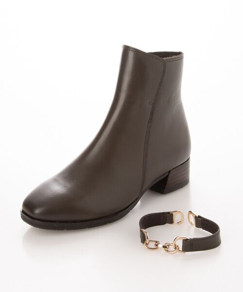 MODE KAORI / モードカオリ ブーツ（ショート丈） | 【本革】 ショートブーツ 21430  | 詳細6