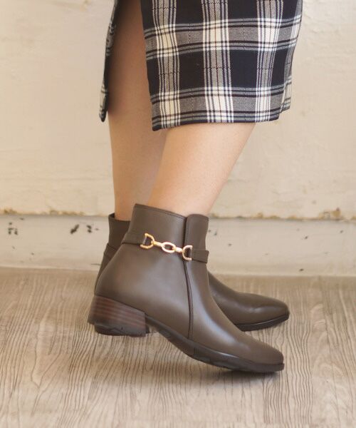 MODE KAORI / モードカオリ ブーツ（ショート丈） | 【本革】 ショートブーツ 21430  | 詳細7