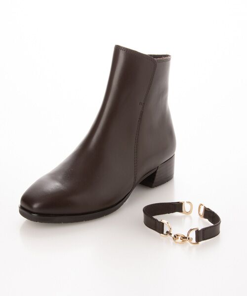 MODE KAORI / モードカオリ ブーツ（ショート丈） | 【本革】 ショートブーツ 21430  | 詳細13