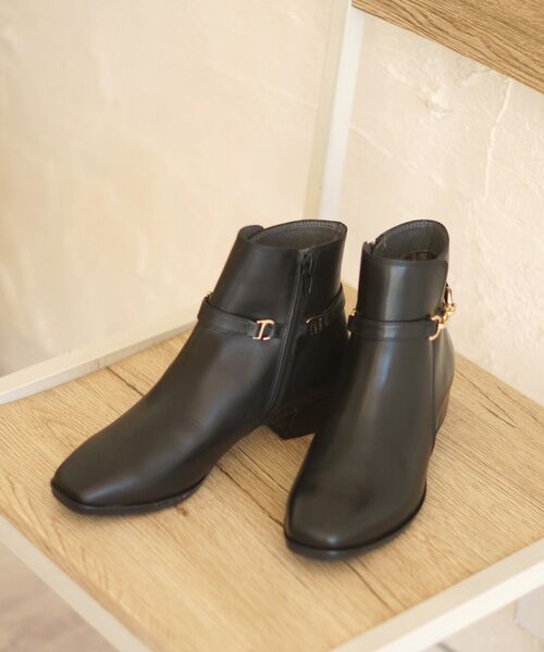 MODE KAORI / モードカオリ ブーツ（ショート丈） | 【本革】 ショートブーツ 21430  | 詳細21