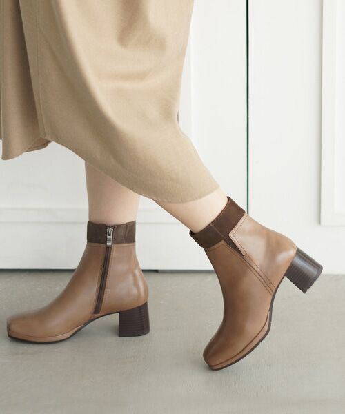 MODE KAORI / モードカオリ ブーツ（ショート丈） | 【本革】 ショートブーツ 21433  | 詳細6