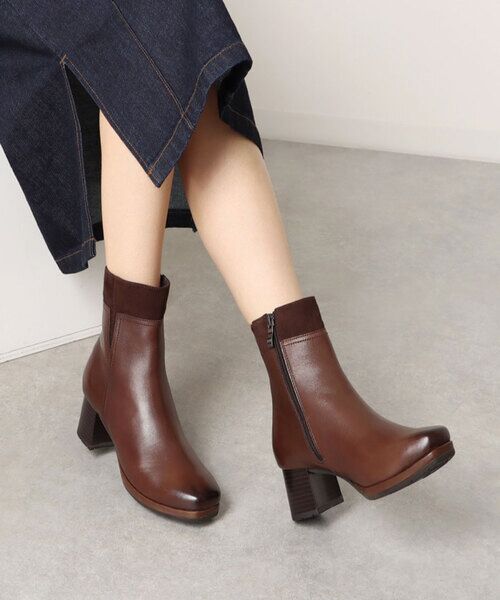 MODE KAORI / モードカオリ ブーツ（ショート丈） | 【本革】 ショートブーツ 21433  | 詳細14