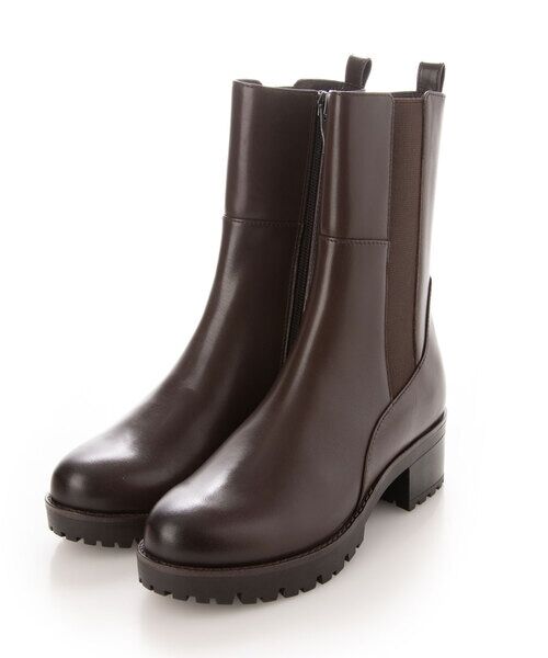 MODE KAORI / モードカオリ ブーツ（ショート丈） | 【本革】 チェルシーブーツ 21435  | 詳細1