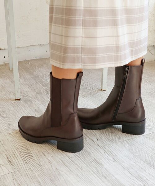 MODE KAORI / モードカオリ ブーツ（ショート丈） | 【本革】 チェルシーブーツ 21435  | 詳細6