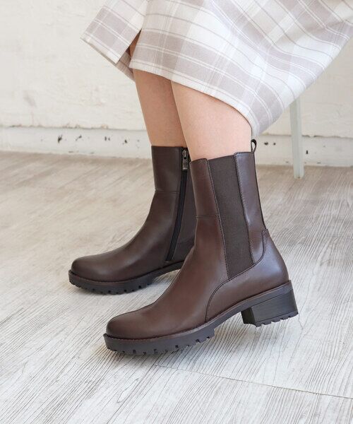 MODE KAORI / モードカオリ ブーツ（ショート丈） | 【本革】 チェルシーブーツ 21435  | 詳細7