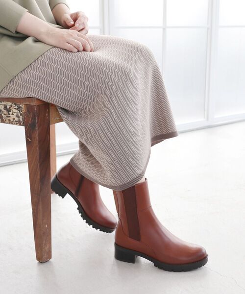 MODE KAORI / モードカオリ ブーツ（ショート丈） | 【本革】 チェルシーブーツ 21435  | 詳細20