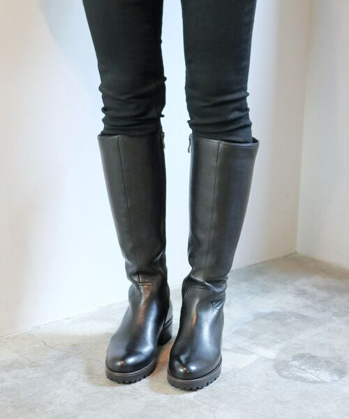 MODE KAORI / モードカオリ ブーツ(ロング丈) | 【本革】 ソフトレザーブーツ 21439 | 詳細13