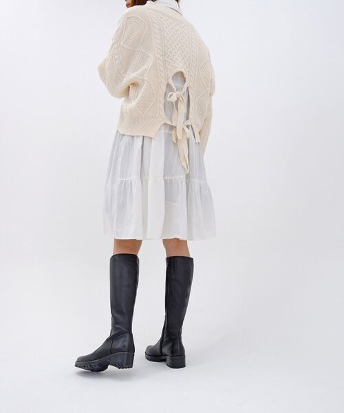 MODE KAORI / モードカオリ ブーツ(ロング丈) | 【本革】 ソフトレザーブーツ 21439 | 詳細14