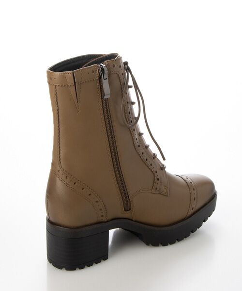 MODE KAORI / モードカオリ ブーツ（ショート丈） | 【本革】 【撥水 防滑 断熱】トラックソールレースアップブーツ 21459  | 詳細3