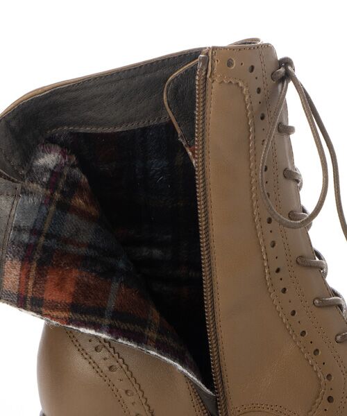 MODE KAORI / モードカオリ ブーツ（ショート丈） | 【本革】 【撥水 防滑 断熱】トラックソールレースアップブーツ 21459  | 詳細5