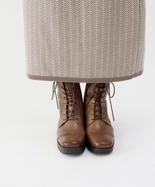 MODE KAORI / モードカオリ ブーツ（ショート丈） | 【本革】 【撥水 防滑 断熱】トラックソールレースアップブーツ 21459  | 詳細6