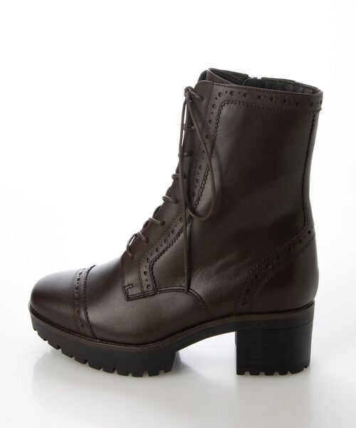 MODE KAORI / モードカオリ ブーツ（ショート丈） | 【本革】 【撥水 防滑 断熱】トラックソールレースアップブーツ 21459  | 詳細9