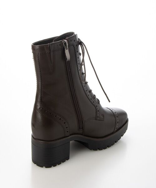 MODE KAORI / モードカオリ ブーツ（ショート丈） | 【本革】 【撥水 防滑 断熱】トラックソールレースアップブーツ 21459  | 詳細10