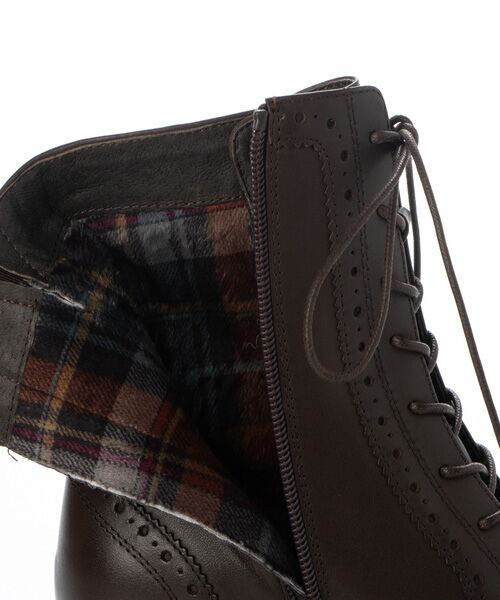 MODE KAORI / モードカオリ ブーツ（ショート丈） | 【本革】 【撥水 防滑 断熱】トラックソールレースアップブーツ 21459  | 詳細12