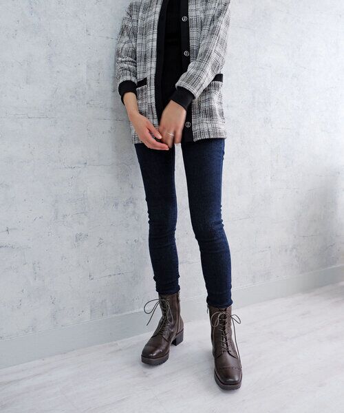 MODE KAORI / モードカオリ ブーツ（ショート丈） | 【本革】 【撥水 防滑 断熱】トラックソールレースアップブーツ 21459  | 詳細14