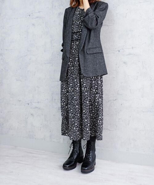 MODE KAORI / モードカオリ ブーツ（ショート丈） | 【本革】 【撥水 防滑 断熱】トラックソールレースアップブーツ 21459  | 詳細21