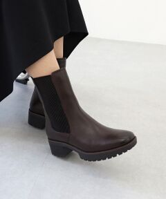 MODE KAORI / モードカオリ ブーツ（ショート丈） | 【本革】 【撥水 防滑 断熱】トラックソールチェルシーブーツ 21461 