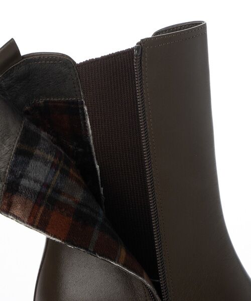 MODE KAORI / モードカオリ ブーツ（ショート丈） | 【本革】 【撥水 防滑 断熱】トラックソールチェルシーブーツ 21461  | 詳細5