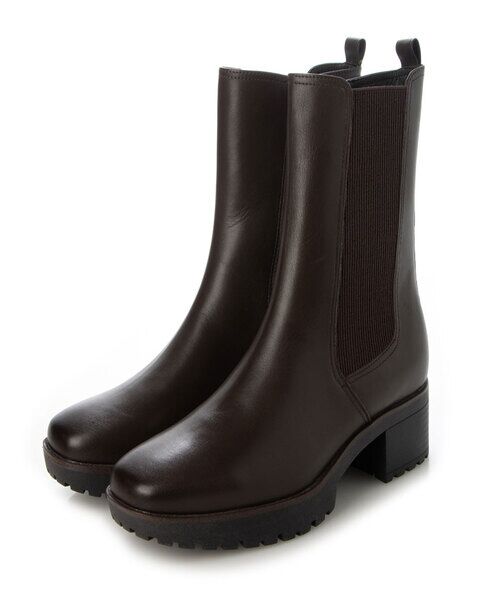 MODE KAORI / モードカオリ ブーツ（ショート丈） | 【本革】 【撥水 防滑 断熱】トラックソールチェルシーブーツ 21461  | 詳細8
