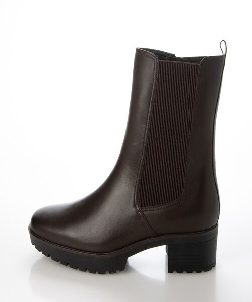 MODE KAORI / モードカオリ ブーツ（ショート丈） | 【本革】 【撥水 防滑 断熱】トラックソールチェルシーブーツ 21461  | 詳細9