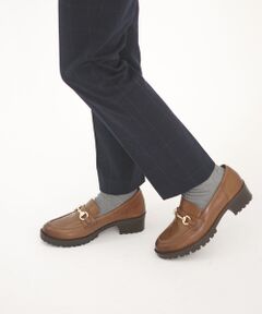 MODE KAORI / モードカオリ ビジネス・ドレスシューズ | 【本革】 トラックソールビットローファー 21470 