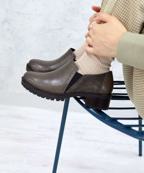 MODE KAORI / モードカオリ ビジネス・ドレスシューズ | 【本革】 トラックソールコンビスリッポン 21471  | 詳細5
