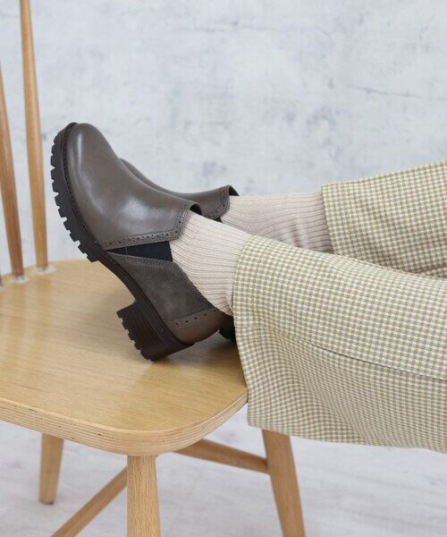 MODE KAORI / モードカオリ ビジネス・ドレスシューズ | 【本革】 トラックソールコンビスリッポン 21471  | 詳細6