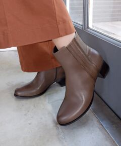 MODE KAORI / モードカオリ ブーツ（ショート丈） | 【本革】 【撥水 防滑 断熱】アコーディオンサイドゴムブーツ 21490 