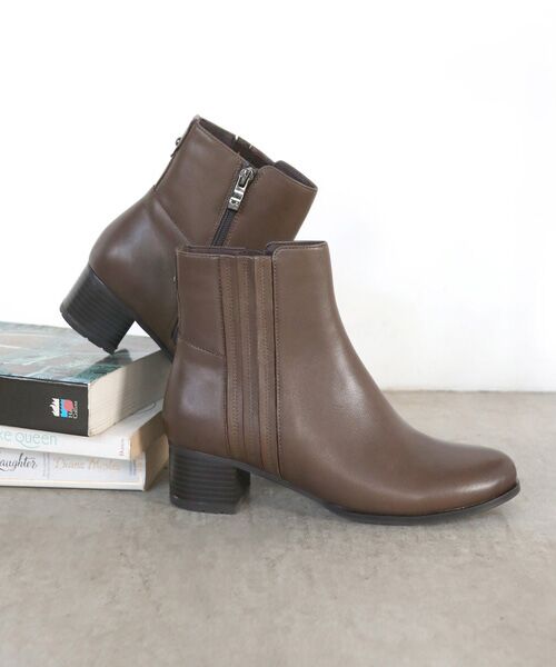 MODE KAORI / モードカオリ ブーツ（ショート丈） | 【本革】 【撥水 防滑 断熱】アコーディオンサイドゴムブーツ 21490  | 詳細7