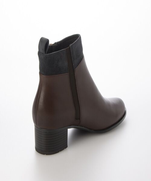 MODE KAORI / モードカオリ ブーツ（ショート丈） | 【本革】 【防滑 断熱】サイドファスナーコンビブーツ 21492  | 詳細10