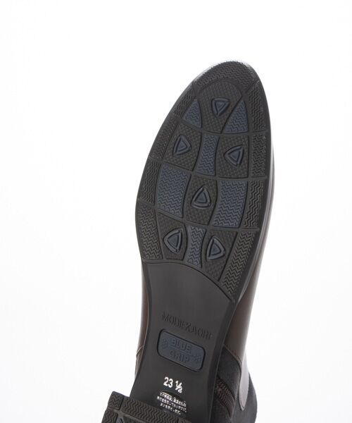 MODE KAORI / モードカオリ ブーツ（ショート丈） | 【本革】 【防滑 断熱】サイドファスナーコンビブーツ 21492  | 詳細11