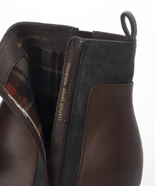 MODE KAORI / モードカオリ ブーツ（ショート丈） | 【本革】 【防滑 断熱】サイドファスナーコンビブーツ 21492  | 詳細12