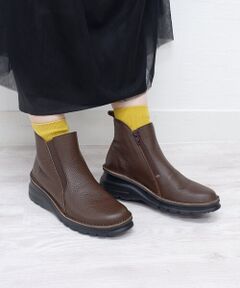 MODE KAORI / モードカオリ ブーツ（ショート丈） | 【本革】 撥水ショートスニーカーブーツ 6112 