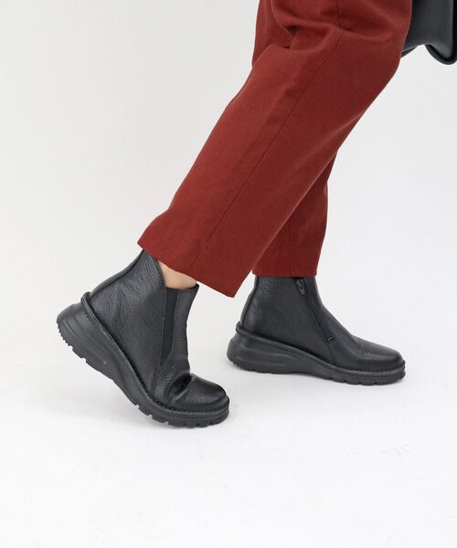 MODE KAORI / モードカオリ ブーツ（ショート丈） | 【本革】 撥水ショートスニーカーブーツ 6112  | 詳細23